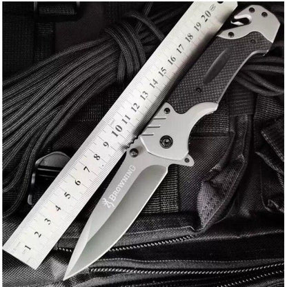 Canivete FA18-1 G10 Titan Profissional Aço Inox com Camada Protetora e Clip